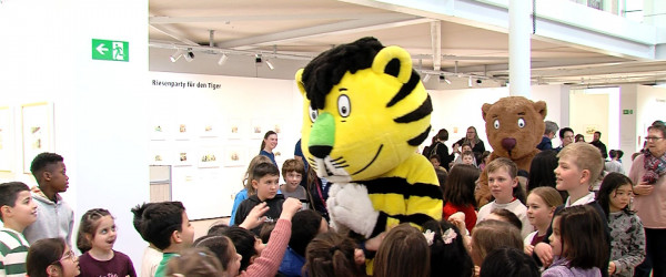 Tiger und B&auml;r im Neuen Kunstmuseum (Quelle: RIK)